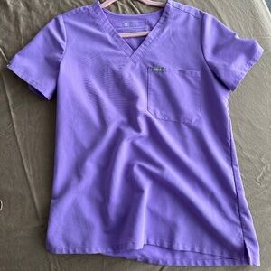 Used FIGS set of Lilac dawn zamora high waisted scrubs